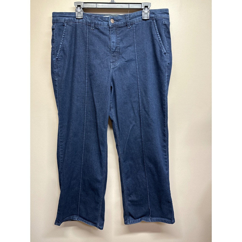 ME by Jennie Garth‎ Dark Wash Denim Flare Jeans Womens 18WP